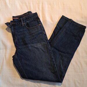 Lands' End boys size 14H Classic dark wash jeans, EUC